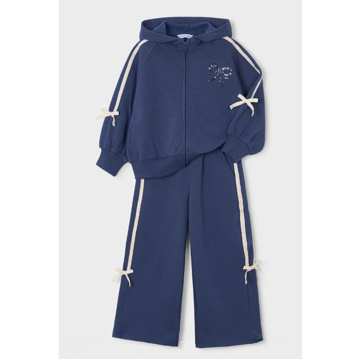 Mayoral - Blue Cherry Wide Leg Tracksuit