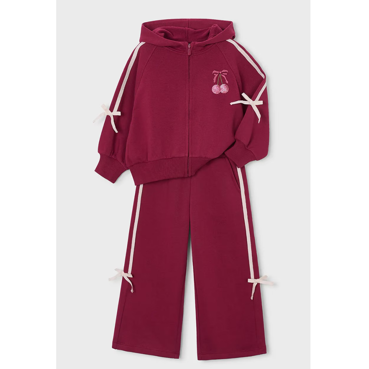 Mayoral - Red Cherry Wide Leg Tracksuit