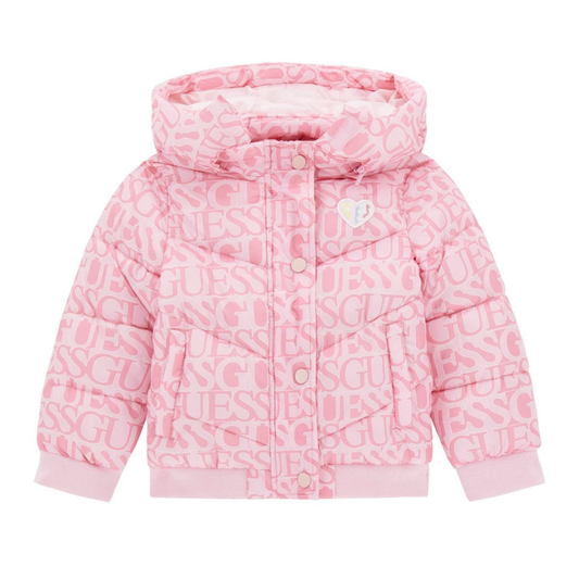 Guess - Pink Girls Bomber Coat