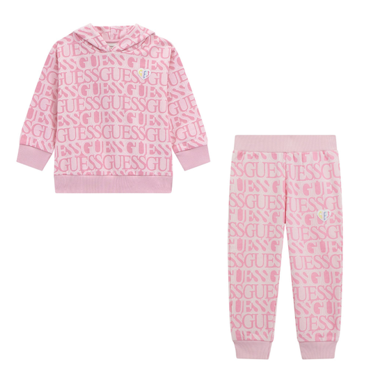 Guess - Pink GUESS Everywhere Tracksuit