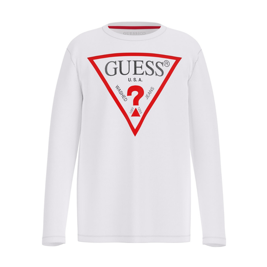 Guess - White Basic Logo Top