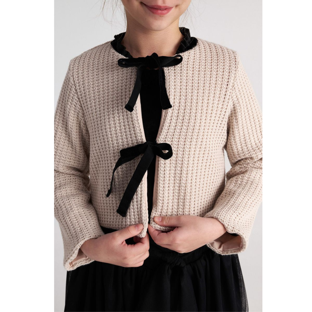 Two in a Castle - Nude Knitted Jacket