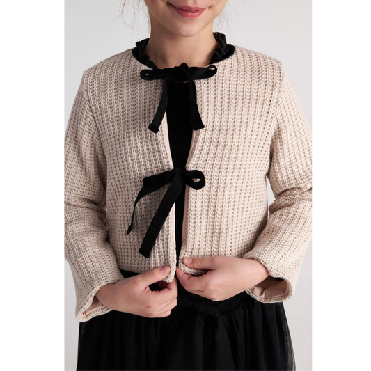 Two in a Castle - Nude Knitted Jacket