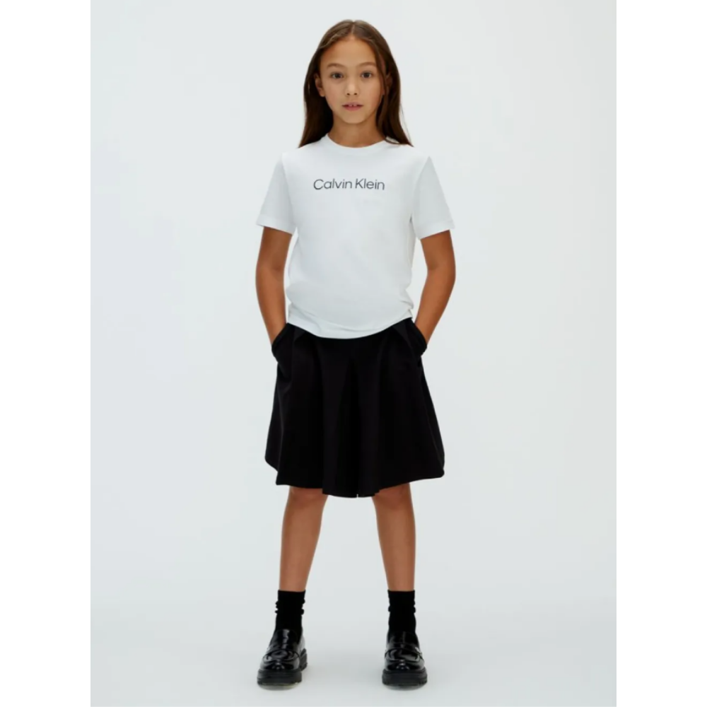 Calvin Klein - White Unisex Logo Top
