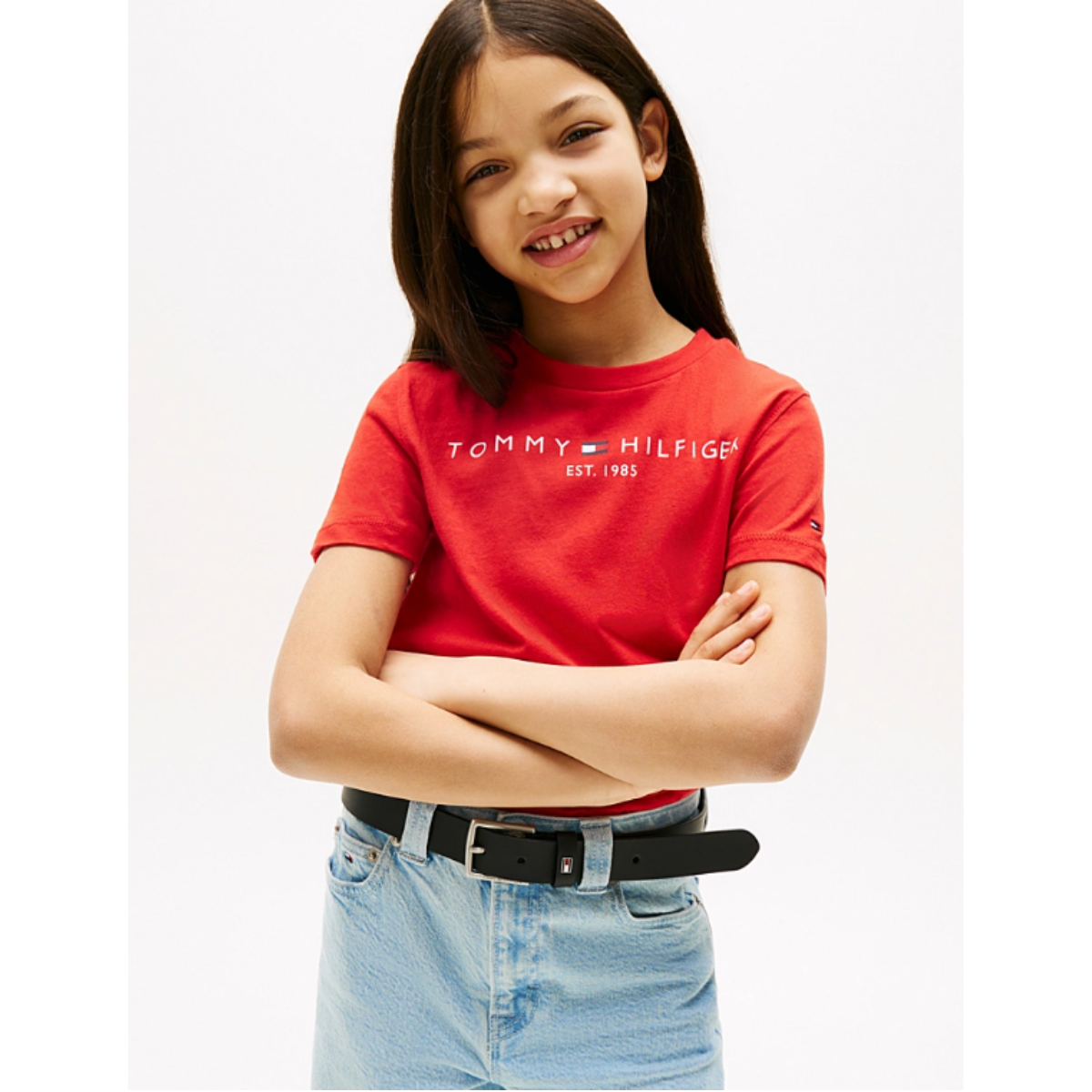 Tommy Hilfiger - Red Unisex Essential Top