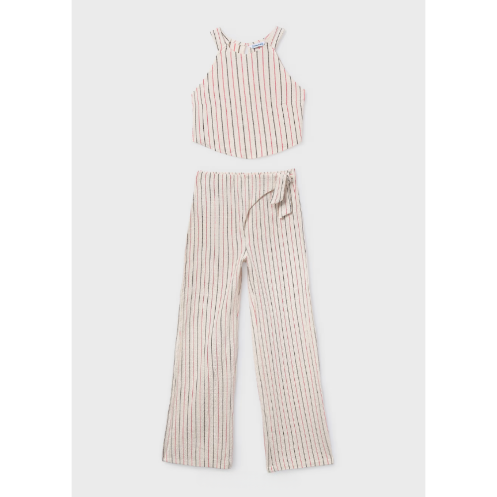Mayoral - Hard Linen Set with Long Trouser