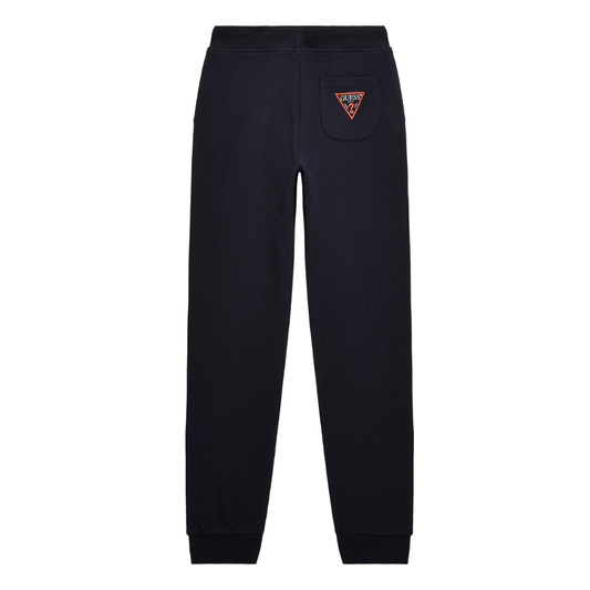 Guess - Blue Basic Logo Cotton Pants