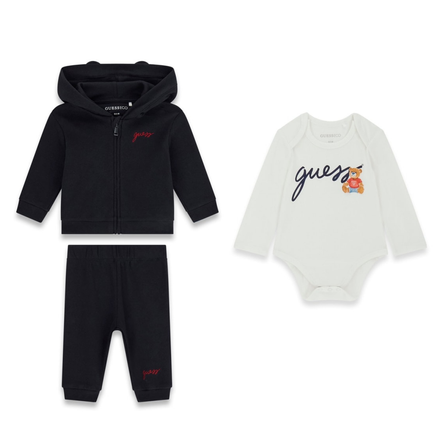 Guess - Blue 3-Pieces Newborn Set