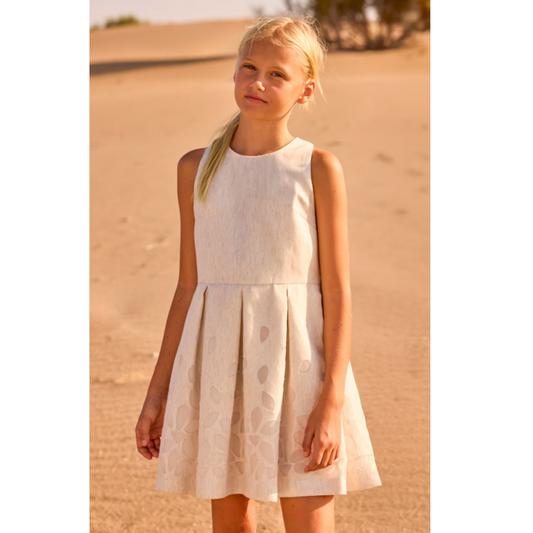 Mayoral - Hard Linen Formal Dress