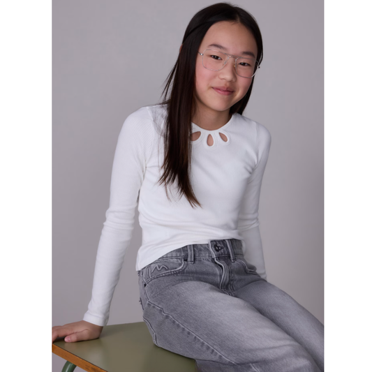 Mayoral - Formal Cotton White Top