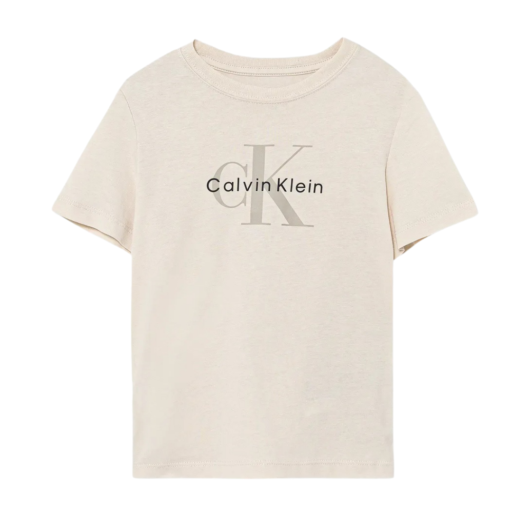 Calvin Klein - Ivory Big Logo Top