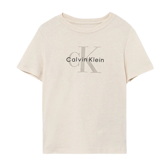 Calvin Klein - Ivory Big Logo Top