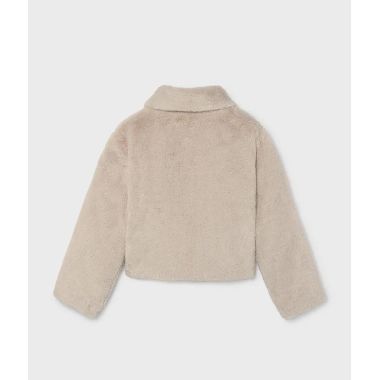 Mayoral - Short Ivory Fur Coat
