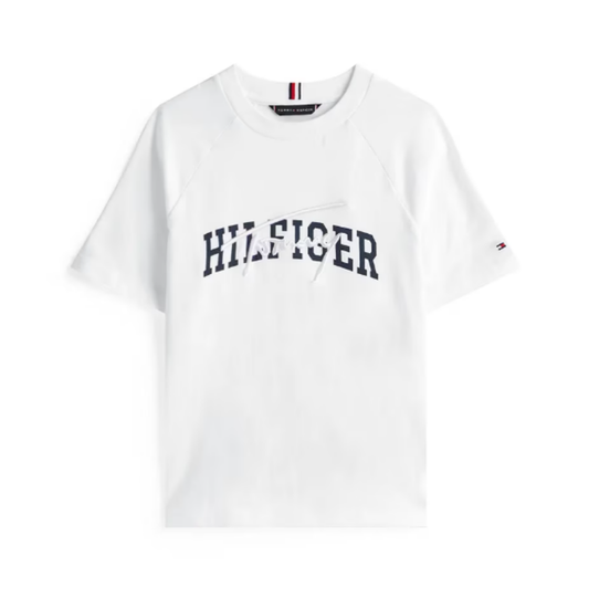 Tommy Hilfiger - White Overisized TH Top