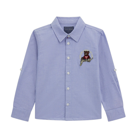 Guess - Light Blue Bear Shirt
