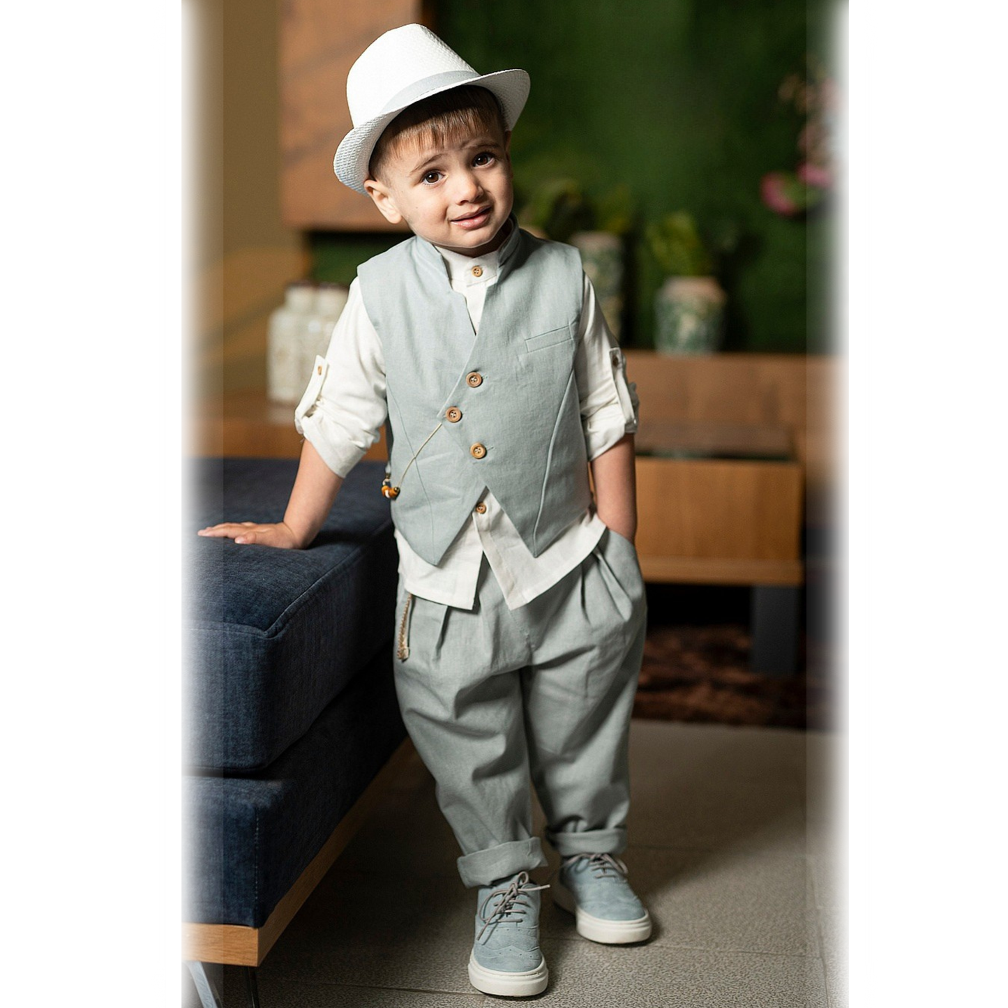 Κουστούμι Βάπτισης - Κωδικός: S26 Enrique Grey