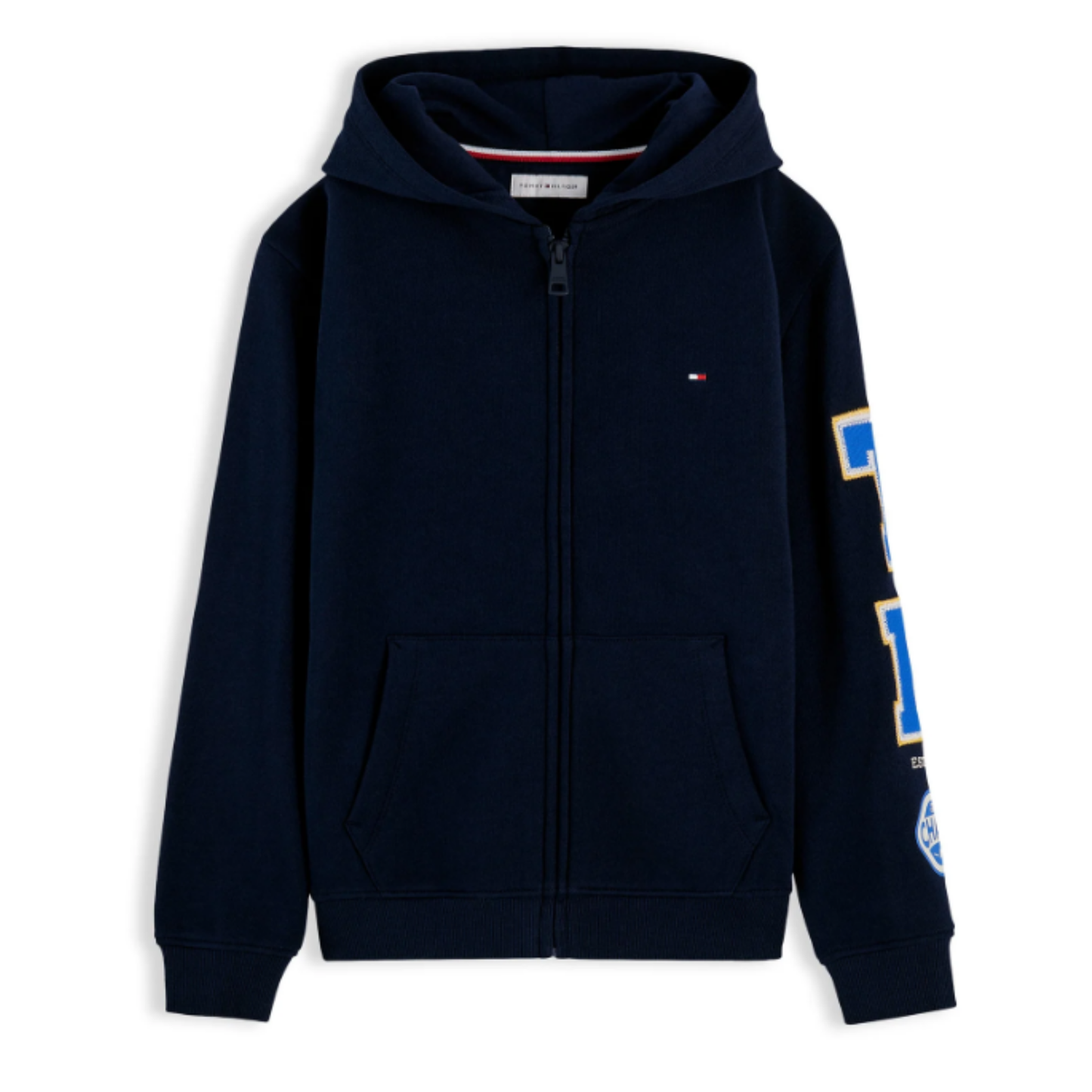Tommy Hilfiger - Blue Cotton Big TH Jacket