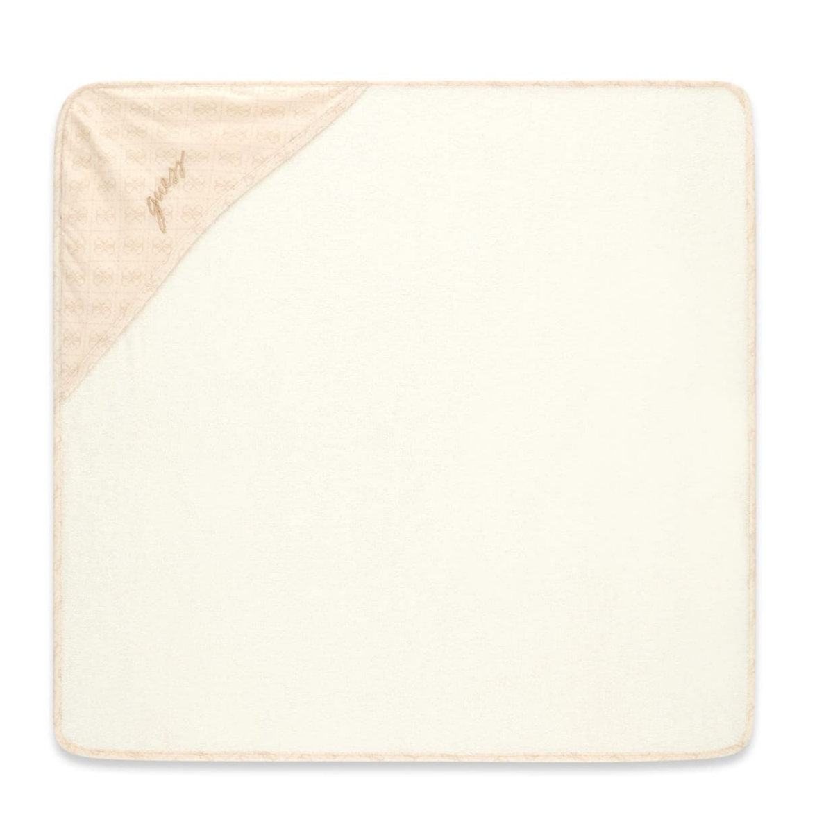 Guess - Unisex Ivory Blanket