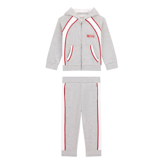Guess - Grey Marl Cotton Tracksuit