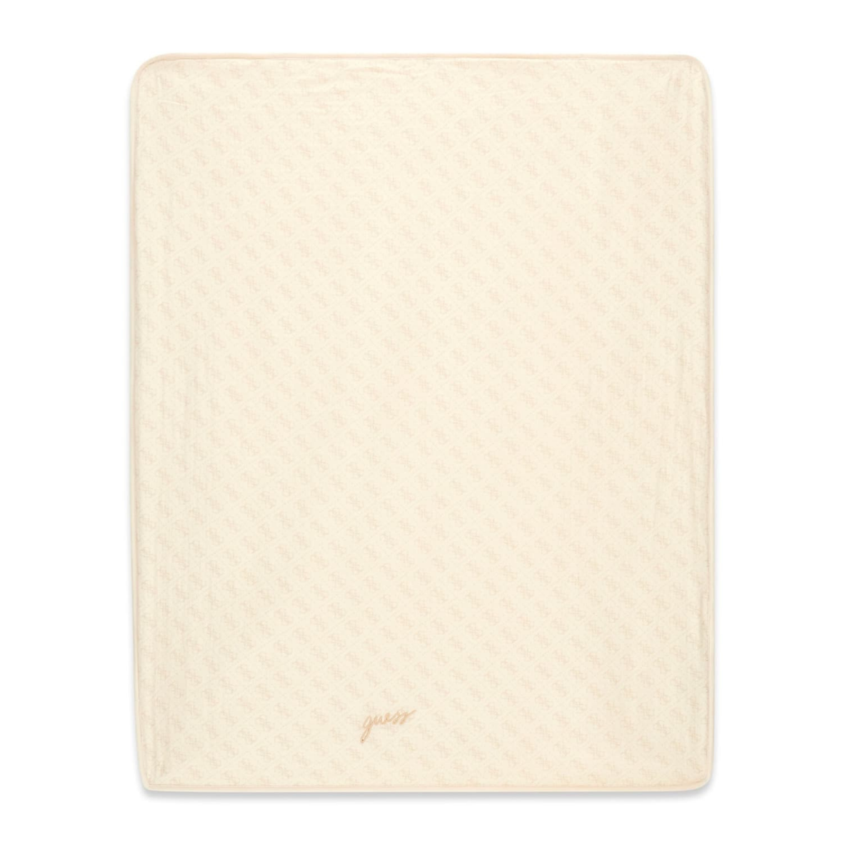 Guess - Unisex Ivory Blanket