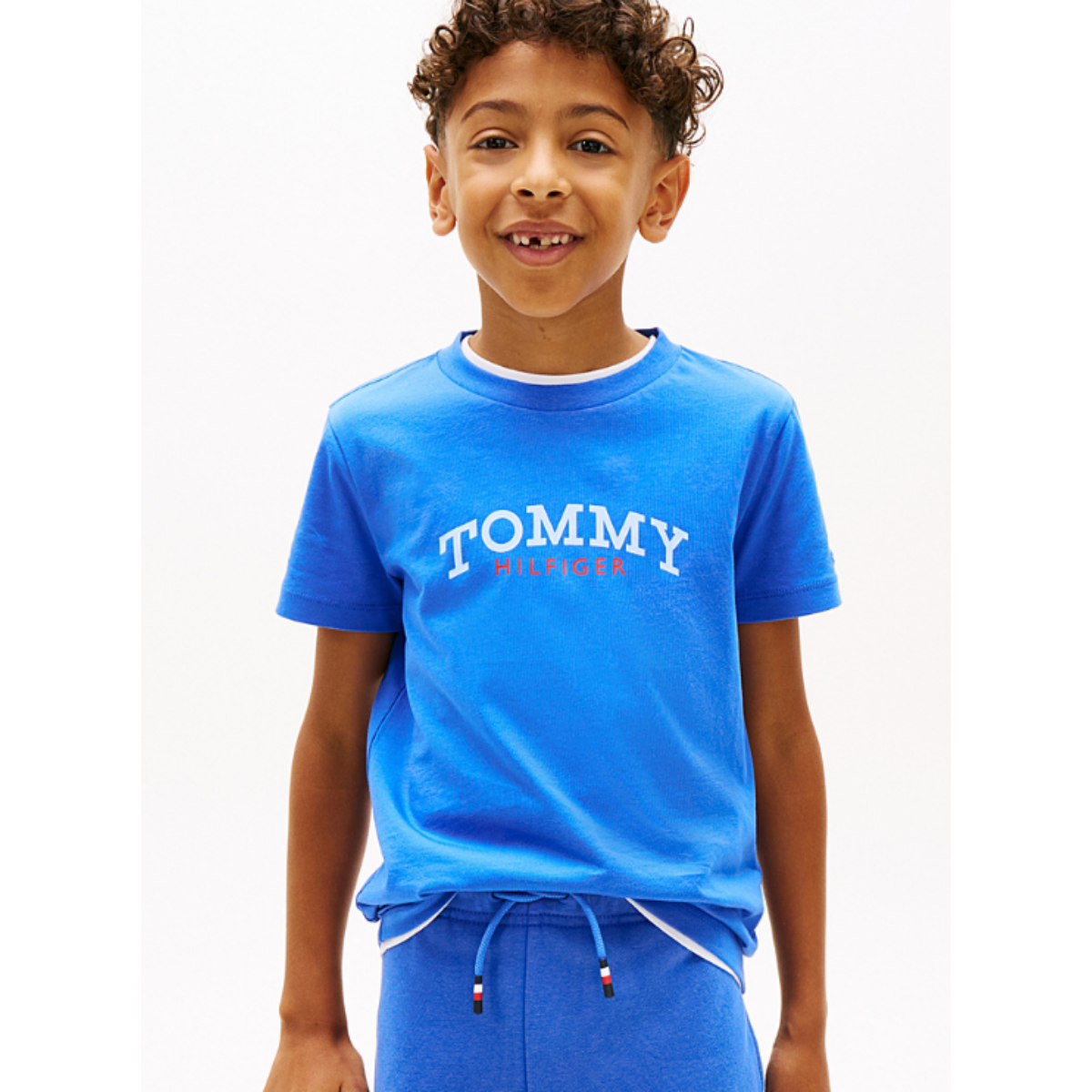 Tommy Hilfiger - Cotton Sky Blue Heritage Top