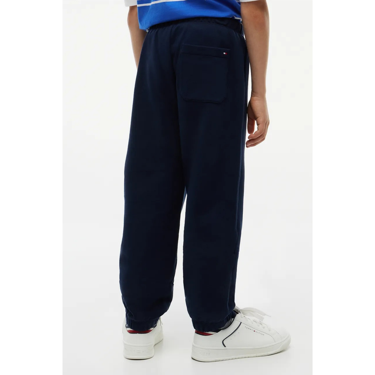 Tommy Hilfiger - Blue Cotton Big TH Trackpant