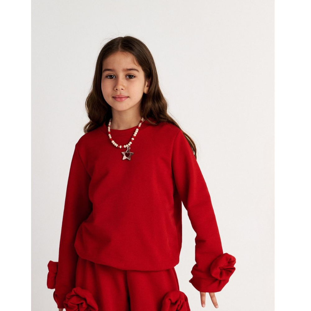 Two in a Castle - Red Formal Blouse