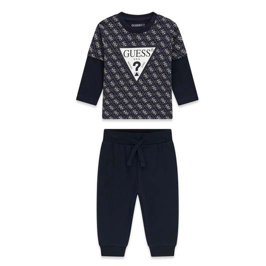 Guess - Blue Logo Baby Boys Set
