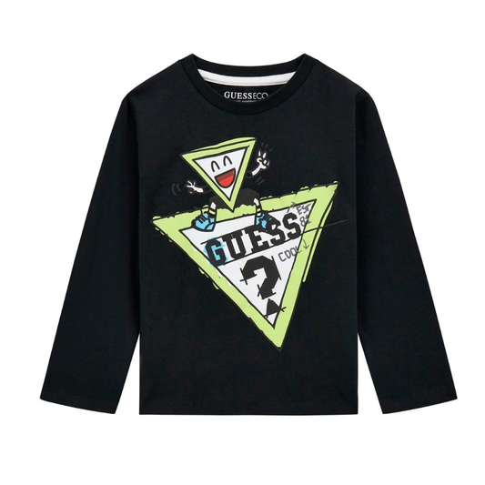 Guess - Dark Green Triangular Face Top