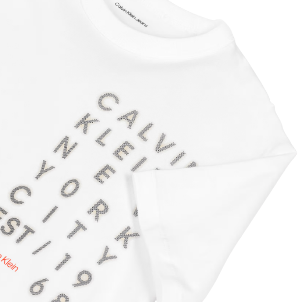 Calvin Klein - White Squared Logo Top