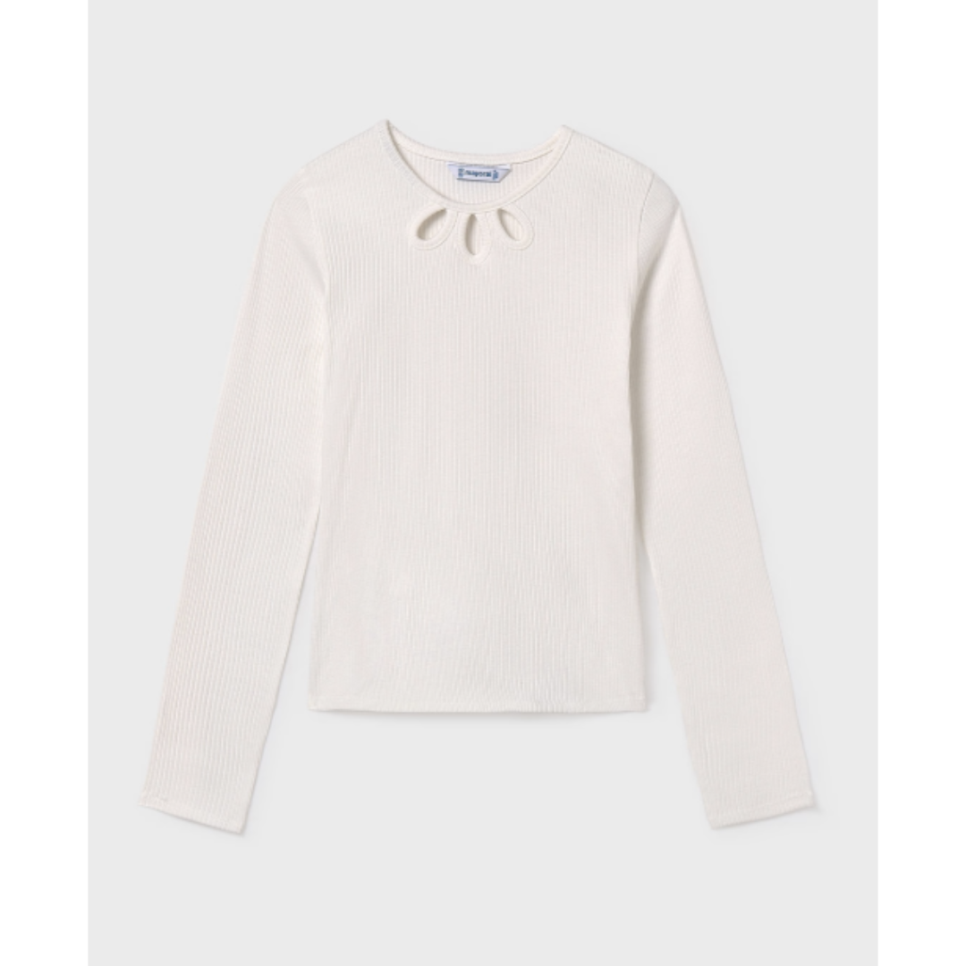 Mayoral - Formal Cotton White Top