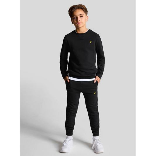 Lyle & Scott - Black Cotton Trouser