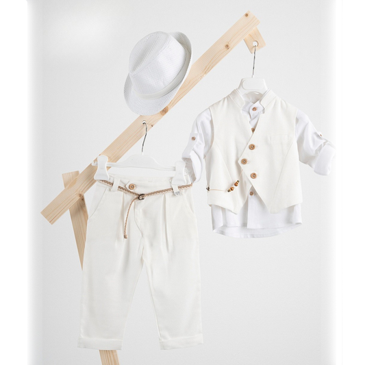 Κουστούμι Βάπτισης - Κωδικός: S26 Enrique Offwhite