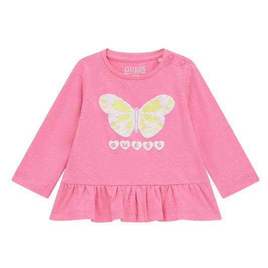 Guess - Pink Butterfly Top
