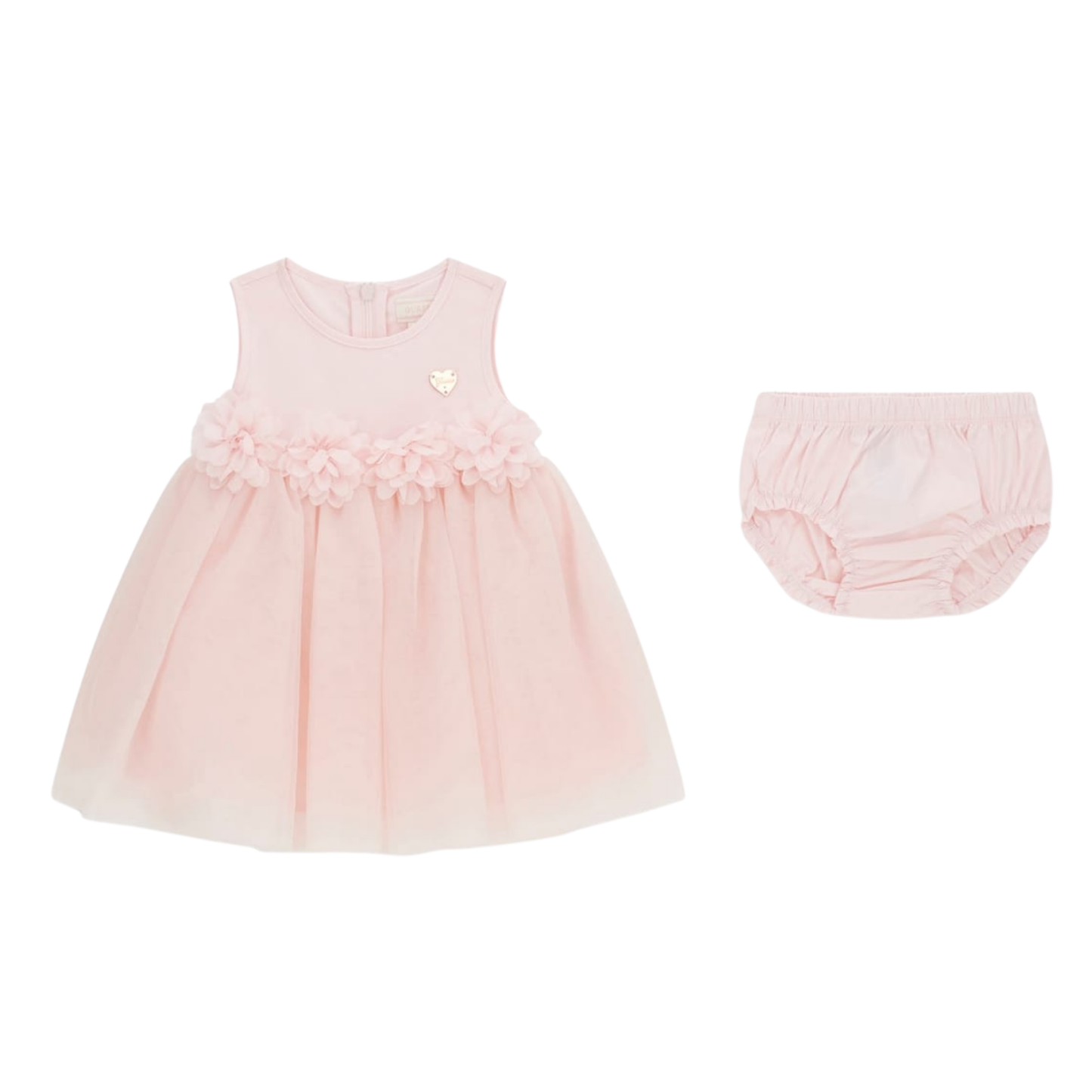 Guess - Soft Pink Baby Flowery Dress
