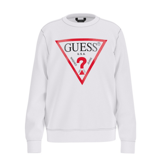 Guess - Basic White Sweatshirt