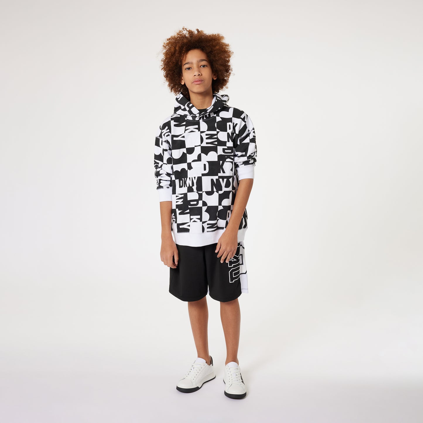 DKNY - Black and White Big Logo Short