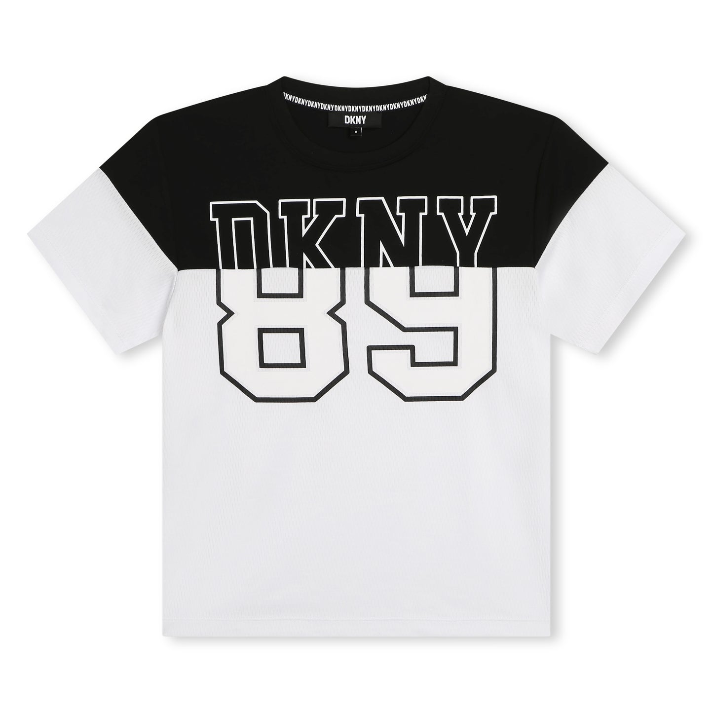 DKNY - Black and White Unisex Logo Top