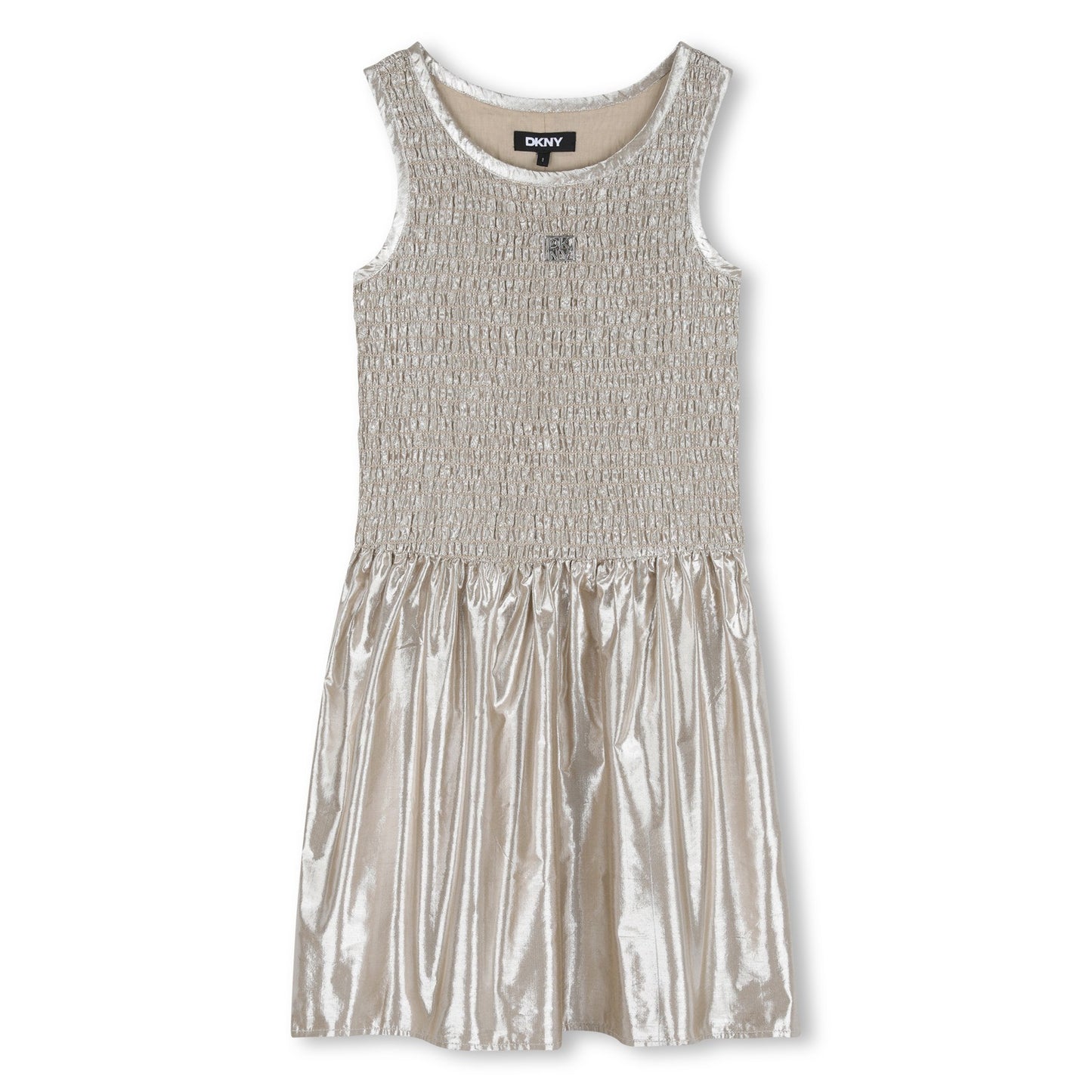 DKNY - Gold Formal Elastic Dress
