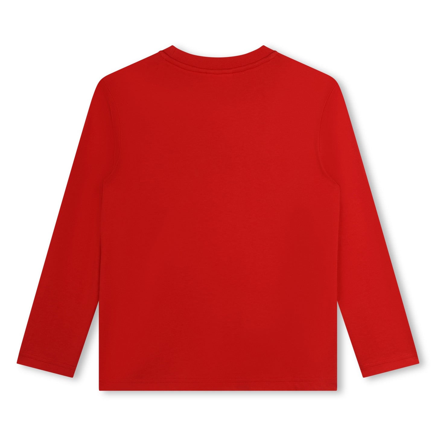 HUGO BOSS - Red Long Sleeve Logo Top