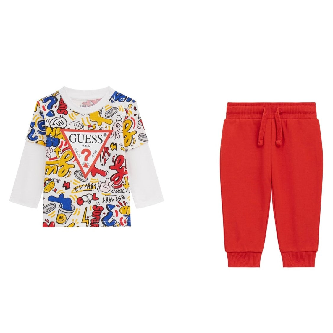 Guess - Baby Boys Reddish Outfit Set