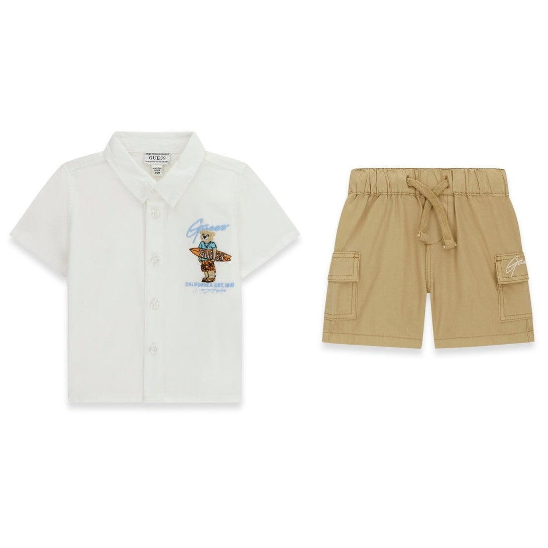 Guess - Bear Short Sleeve Shirt Set