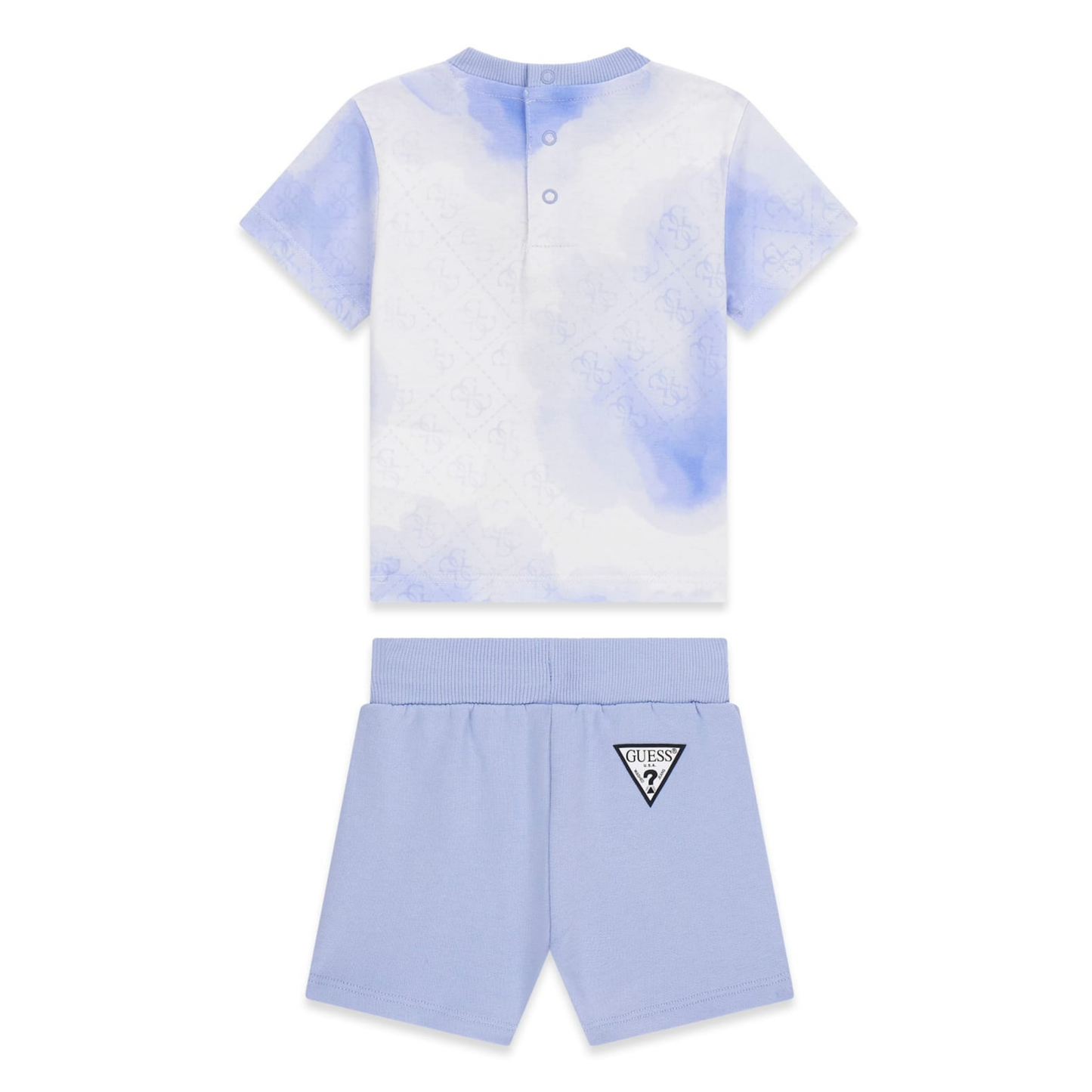 Guess - Logo Light Blue Cotton Set