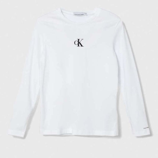 Calvin Klein - Unisex White Logo Top