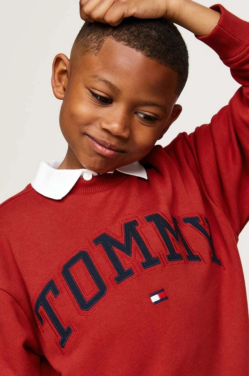 Tommy Hilfiger - Dark Red Logo Sweatshirt