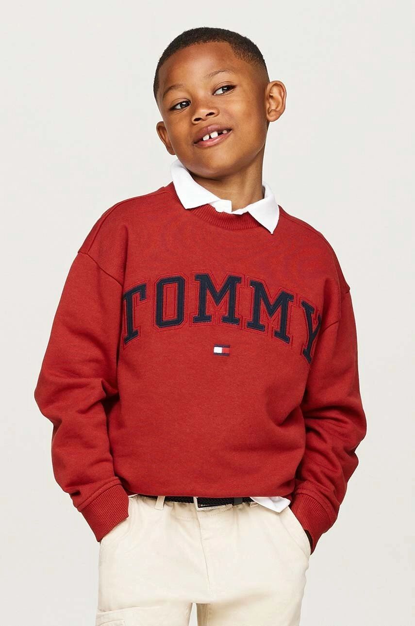 Tommy Hilfiger - Dark Red Logo Sweatshirt