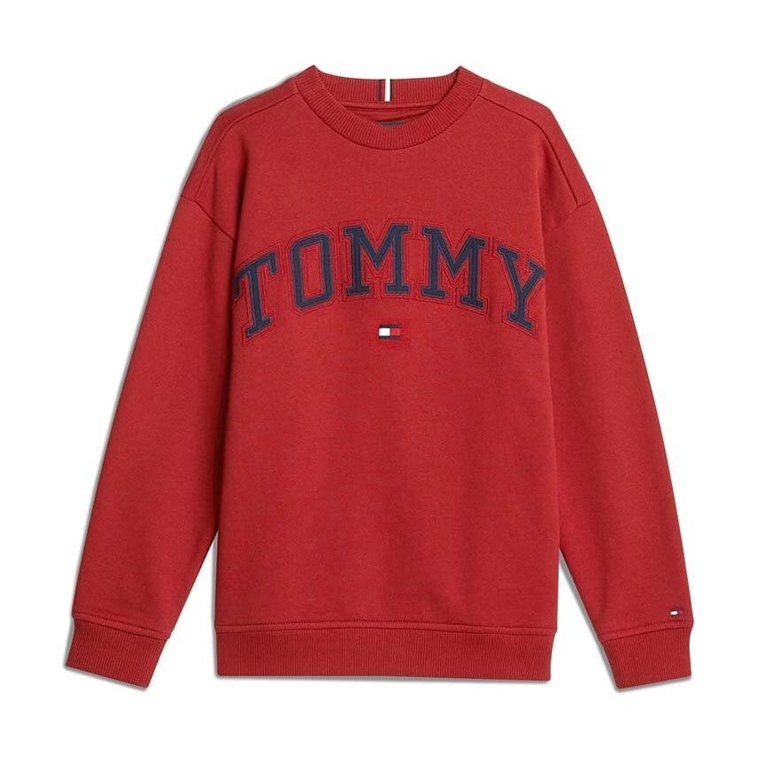 Tommy Hilfiger - Dark Red Logo Sweatshirt