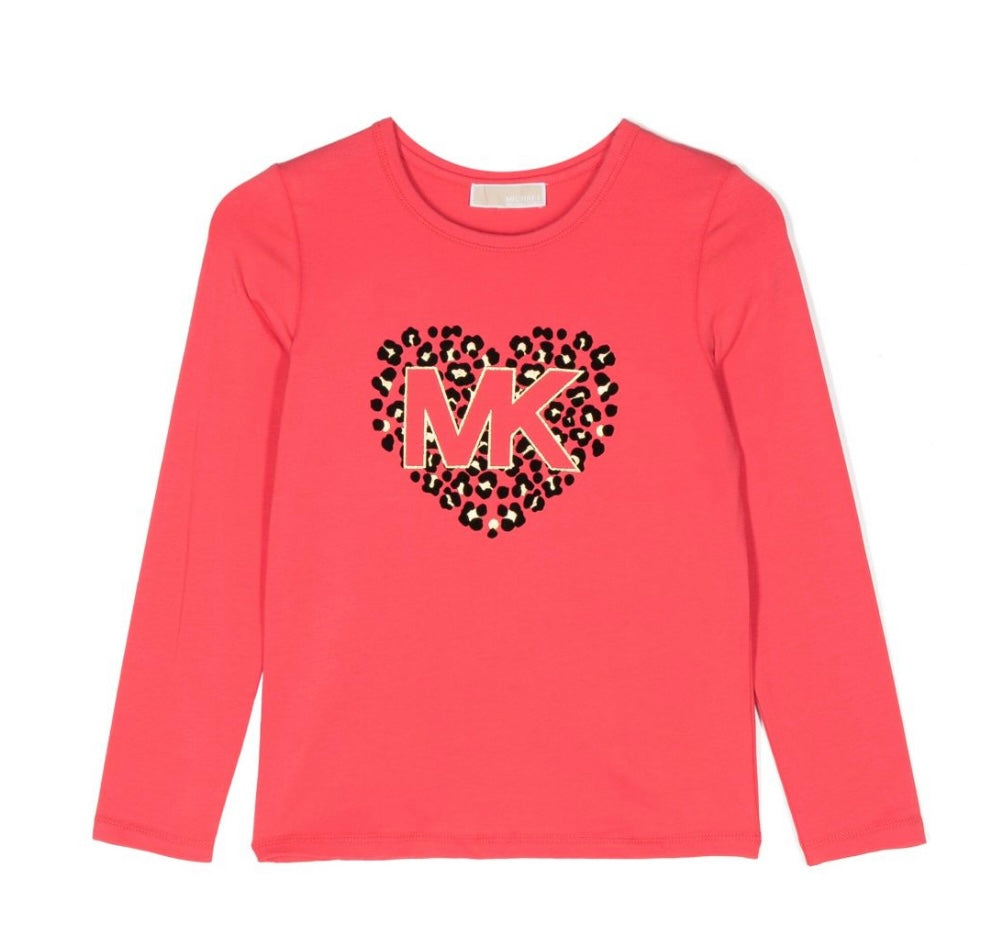 Michael Kors - Dark Peach Heart Top