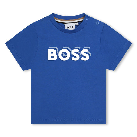 BOSS - Blue Logo Top