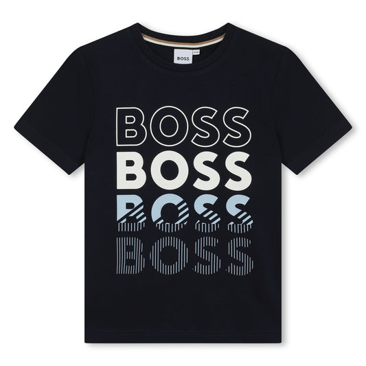 BOSS - Blue Navy Logo Top